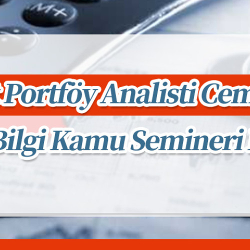 Azimut Portföy Analisti Cem Okan, Finansal Bilgi Kamu Semineri Düzenledi